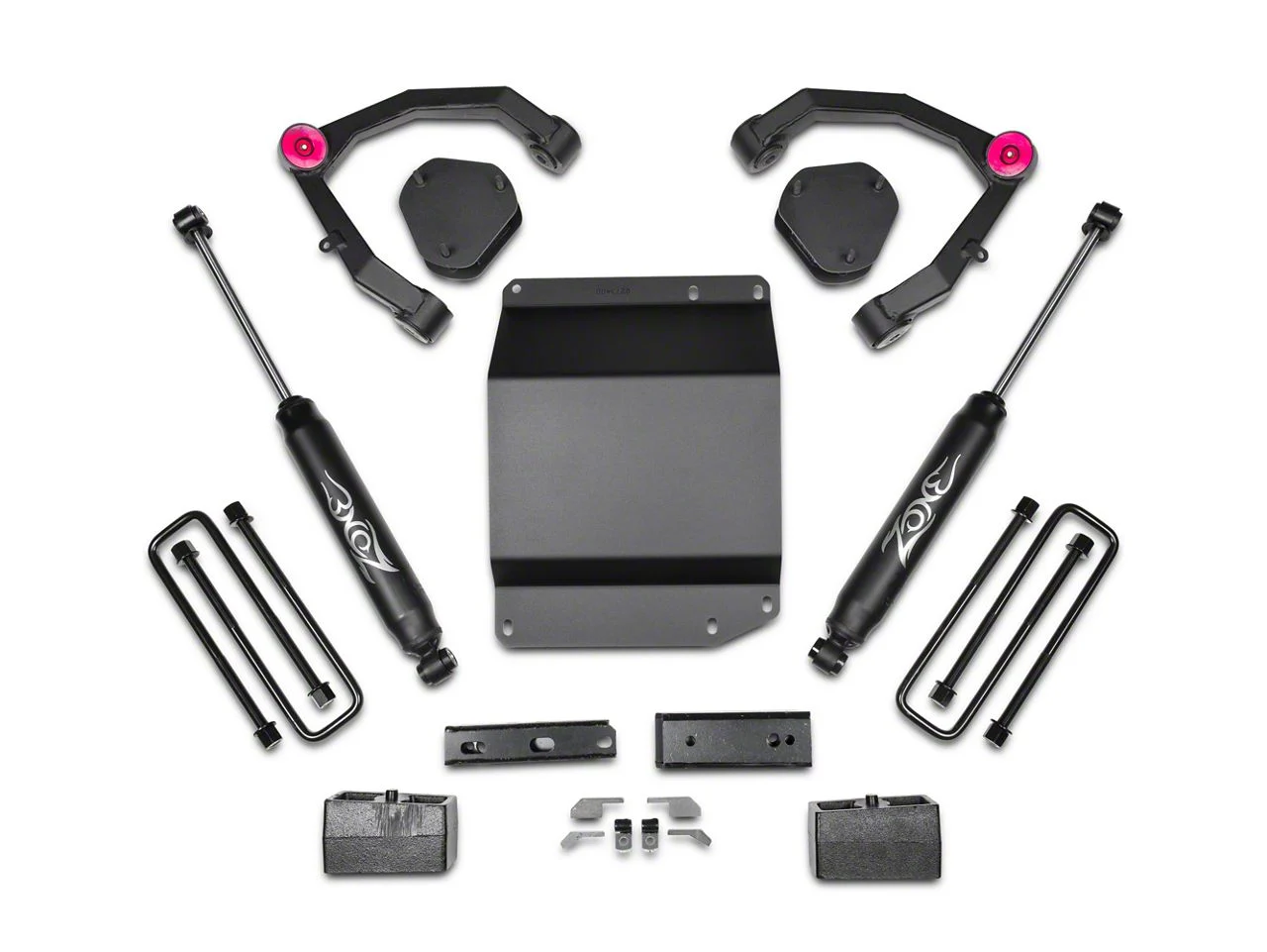 Zone Offroad 3.50-Inch Adventure Series UCA Lift Kit with Shocks (07-13 4WD Sierra 1500)