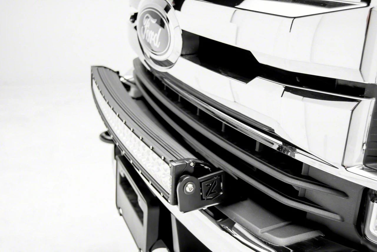 ZRoadz 30-Inch LED Light Bar Front Bumper Mounting Brackets (17-22 F-350 Super Duty)