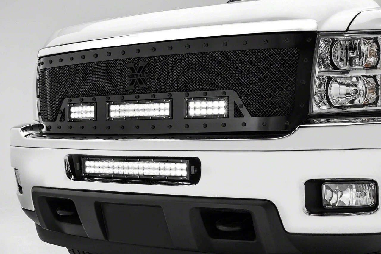 ZRoadz 20-Inch LED Light Bar Bumper Mounting Brackets (11-14 Silverado 3500 HD)